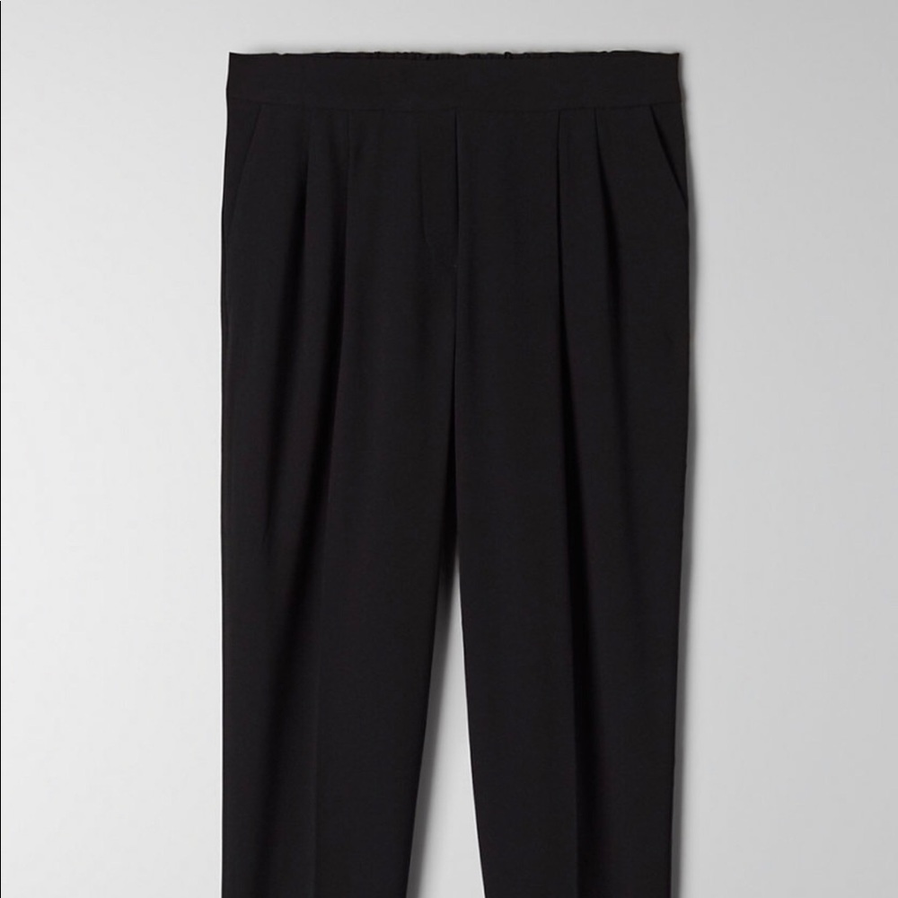 Aritzia Cohen Cropped Pants in Black